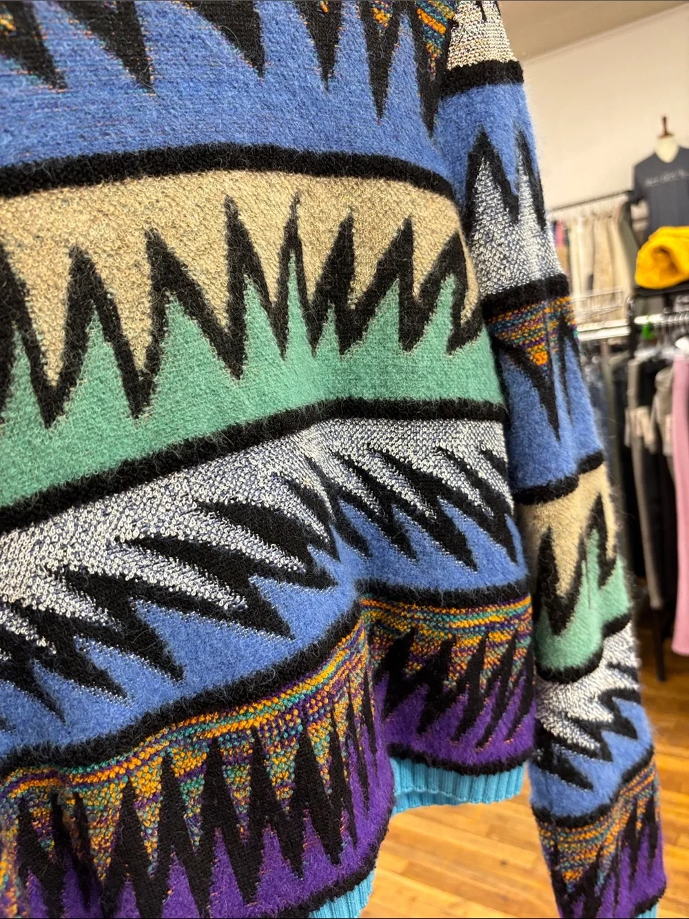 Missoni Zigzag Knit Sweater size M - Picture 6 of 9